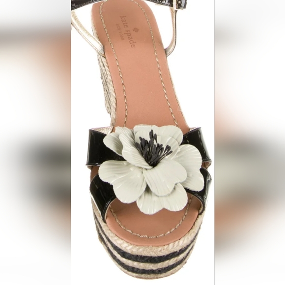 Kate Spade Platform Wedge 8.5 Made in SPAIN 🇪🇸 - Picture 2 of 6